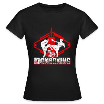 Kickboxing Kickboxer - T-shirt Femme - noir - Devant - AI Model Female 172 dark (172cm)