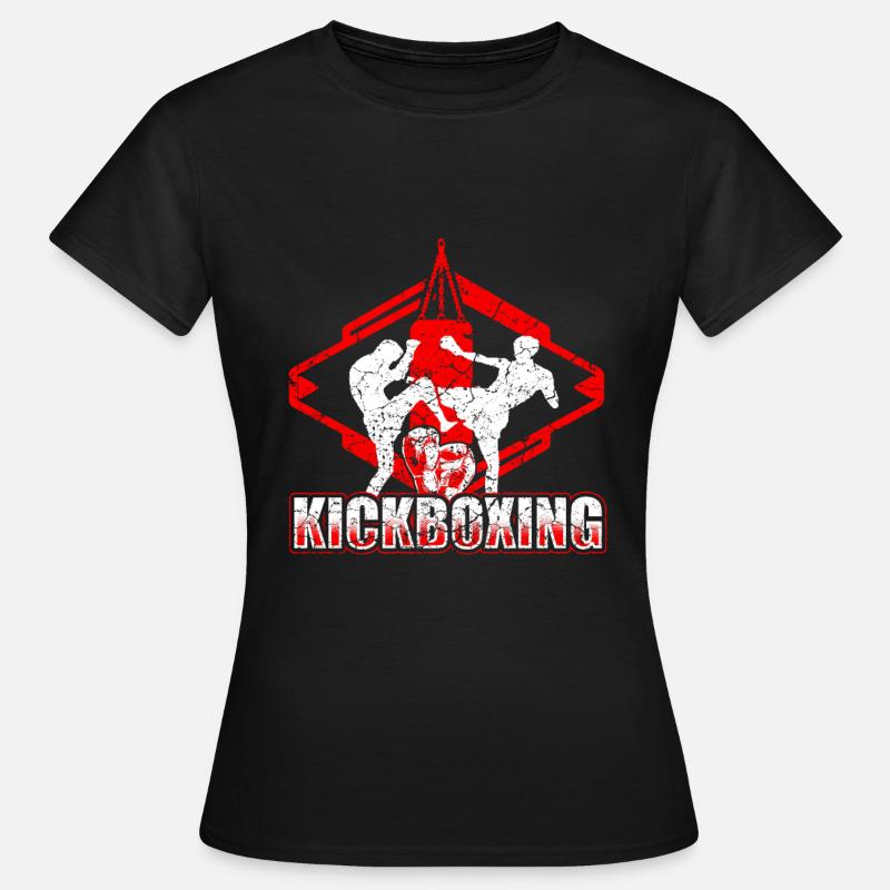 Kickboxing Kickboxer - Women's T-Shirt - black