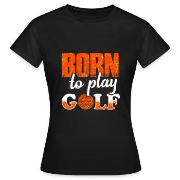 Golfeur golfeur - T-shirt Femme - noir - Devant - AI Model Female 172 dark (172cm)