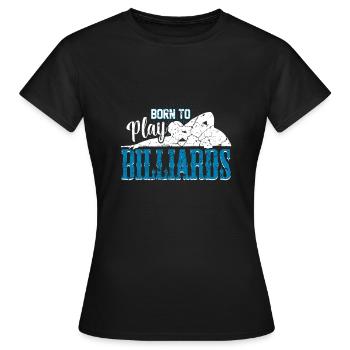 Billard Billard Billard - T-shirt Femme - noir - Devant - AI Model Female 172 dark (172cm)