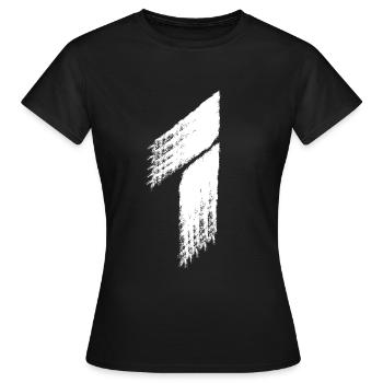 Nummer Eins 1 - Frauen T-Shirt - Schwarz - Vorne - AI Model Female 172 dark (172cm)