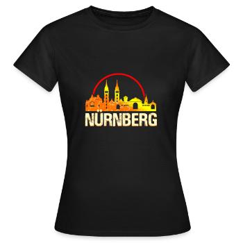 Nuremberg - Women's T-Shirt - black - Front - AI Model Female 172 dark (172cm)