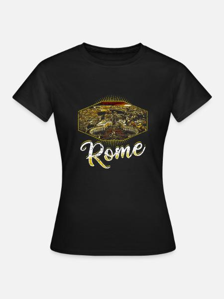 Rome Rome Rome Italie Vatican - T-shirt Femme - noir