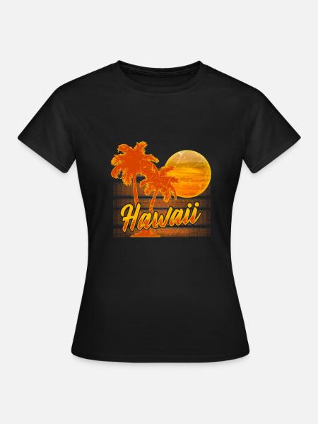Hawaii - T-shirt Femme - noir