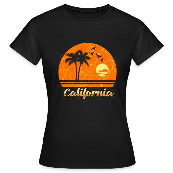 Californie Californie États-Unis d'Amérique - T-shirt Femme - noir - Devant - AI Model Female 172 dark (172cm)