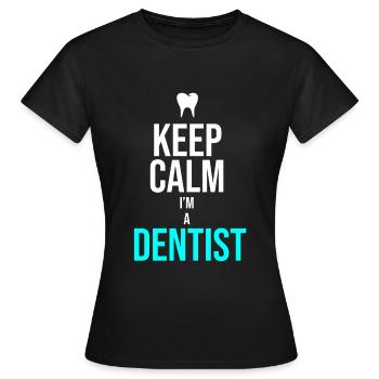 Dentiste dentiste - T-shirt Femme - noir - Devant - AI Model Female 172 dark (172cm)