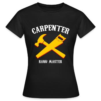 Charpentier charpentier - T-shirt Femme - noir - Devant - AI Model Female 172 dark (172cm)