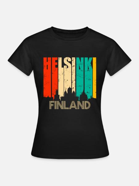 Helsinki - T-shirt Femme - noir