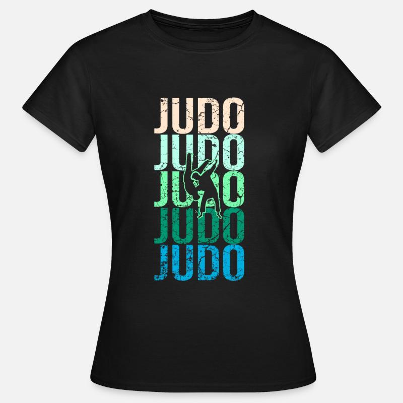 Judo - Frauen T-Shirt - Schwarz