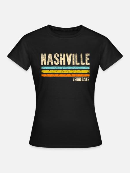 Nashville - Frauen T-Shirt - Schwarz