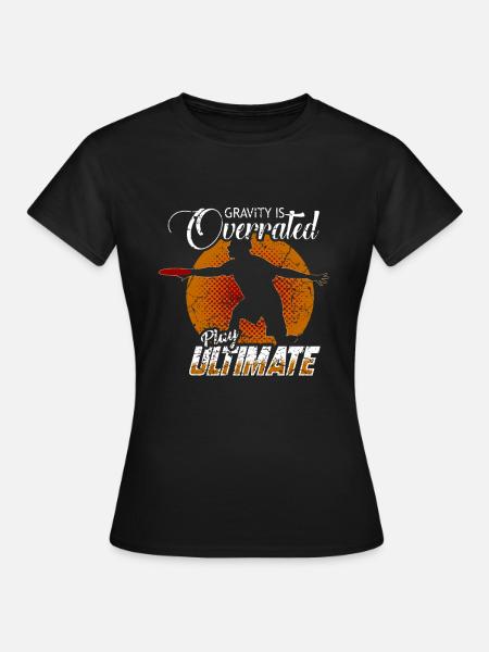 Ultimate Frisbee - T-shirt Femme - noir