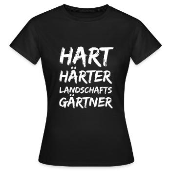 Landschaftsgärtner - Frauen T-Shirt - Schwarz - Vorne - AI Model Female 172 dark (172cm)