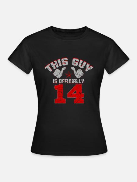 14e anniversaire - T-shirt Femme - noir