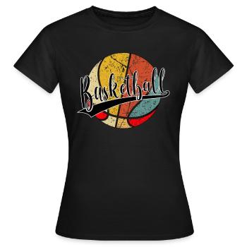 Basket joueur basketteur basketteur - T-shirt Femme - noir - Devant - AI Model Female 172 dark (172cm)