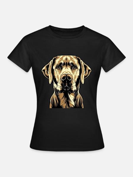 Labrador Retriever Hund Liebe Junge Süße Labradore - Frauen T-Shirt - Schwarz