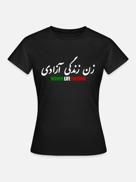 Women life freedom - Frauen T-Shirt - Schwarz