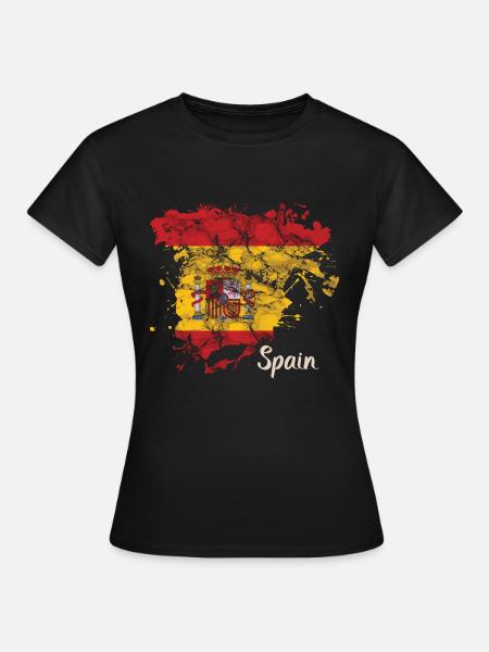 Spanien Urlaub Spanier - Frauen T-Shirt - Schwarz