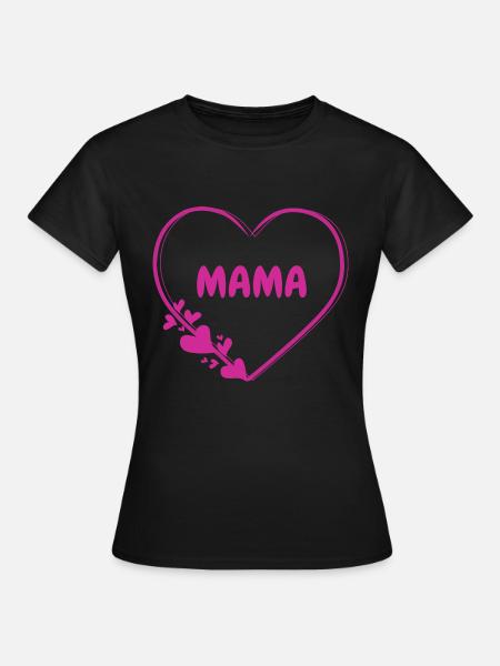 Mama Heart - Women's T-Shirt - black