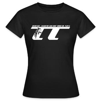 TT Turnier Trottel - The Original - Frauen T-Shirt - Schwarz - Vorne - AI Model Female 172 dark (172cm)