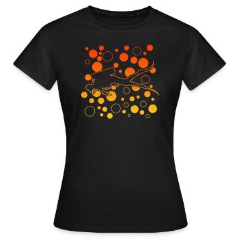 scuba diving - Frauen T-Shirt - Schwarz - Vorne - AI Model Female 172 dark (172cm)