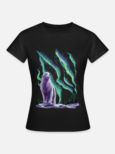Eisbär - Frauen T-Shirt - Schwarz
