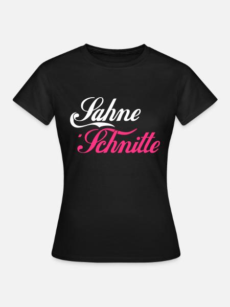 Sahne Schnitte - Frauen T-Shirt - Schwarz