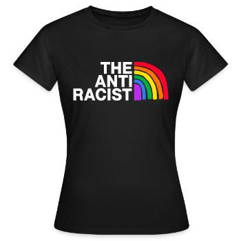 liberté colorée lgbt droits de l’homme couleur antiraciste - T-shirt Femme - noir - Devant - AI Model Female 172 dark (172cm)