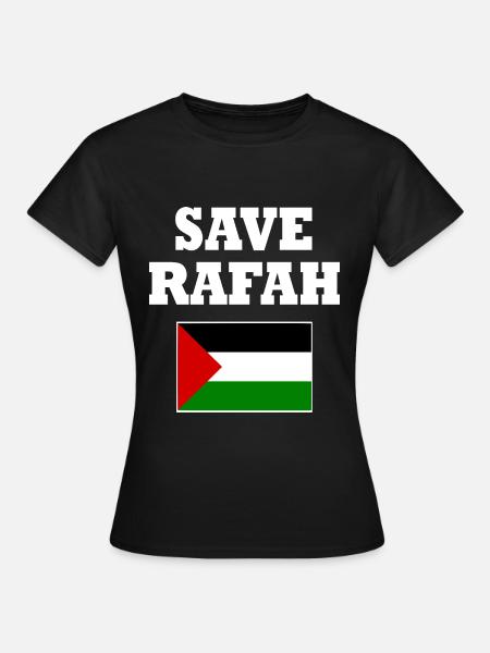 Save rafah - Frauen T-Shirt - Schwarz