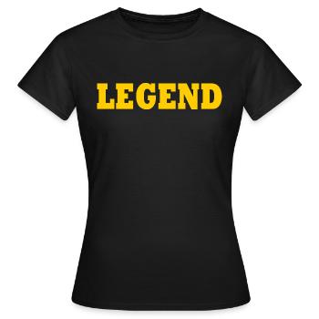 Legend - T-shirt Femme - noir - Devant - AI Model Female 172 dark (172cm)