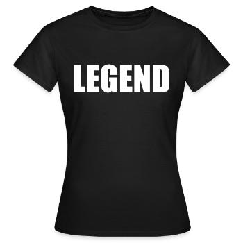 Legend - T-shirt Femme - noir - Devant - AI Model Female 172 dark (172cm)