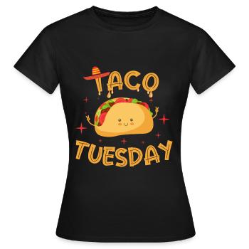 Taco Dienstag - Frauen T-Shirt - Schwarz - Vorne - AI Model Female 172 dark (172cm)