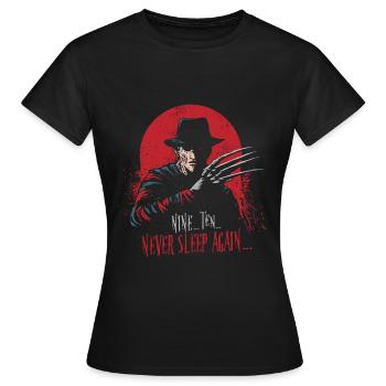 Never Sleep Again - Women's T-Shirt - black - Front - AI Model Female 172 dark (172cm)