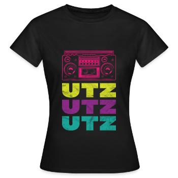 Beats - Beat Box - Frauen T-Shirt - Schwarz - Vorne - AI Model Female 172 dark (172cm)