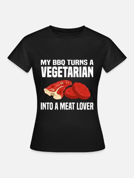 BBQ - Frauen T-Shirt - Schwarz