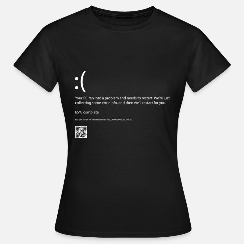 Error code computer - Women's T-Shirt - black