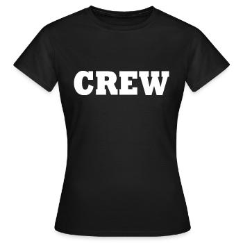 Crew - T-shirt Femme - noir - Devant - AI Model Female 172 dark (172cm)