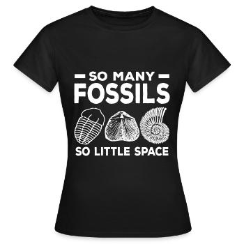 Collectionneurs de fossiles - T-shirt Femme - noir - Devant - AI Model Female 172 dark (172cm)