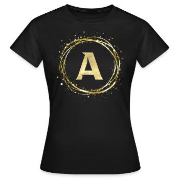 A - T-shirt Femme - noir - Devant - AI Model Female 172 dark (172cm)