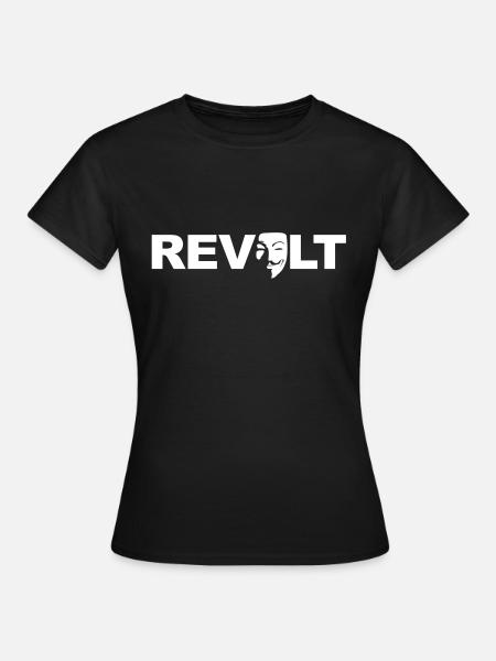 Révolte - Guy Fawkes - T-shirt Femme - noir