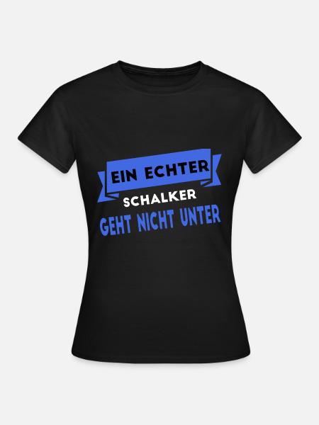 Schalker Schalke Gelsenkirchen Ruhrpott Fans - Frauen T-Shirt - Schwarz