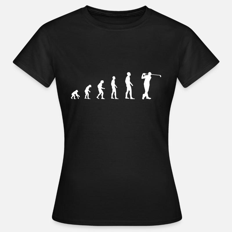 Golf - Evolution - T-shirt Femme - noir