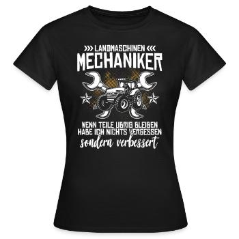 Landmaschinen Mechaniker - Frauen T-Shirt - Schwarz - Vorne - AI Model Female 172 dark (172cm)