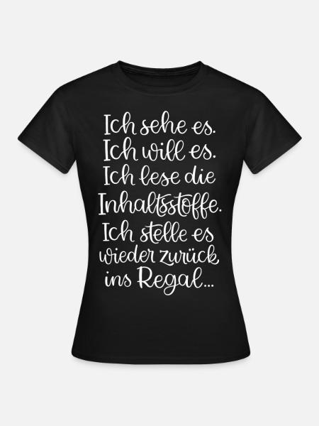 Inhaltsstoffe Nr. 1 - Frauen T-Shirt - Schwarz