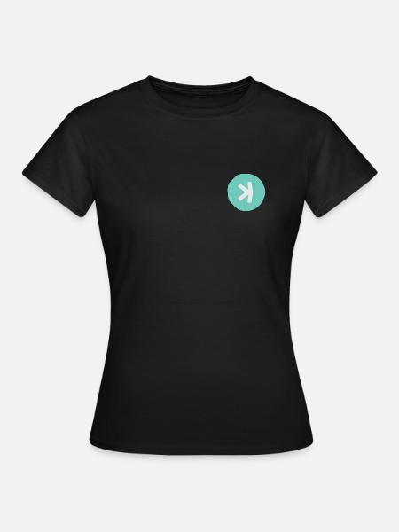 Kaspa Logo KAS - Frauen T-Shirt - Schwarz