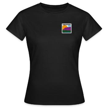 Touring 23 - Frauen T-Shirt - Schwarz - Vorne - AI Model Female 172 dark (172cm)