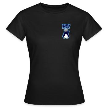 Pingiun Stevie - T-shirt Femme - noir - Devant - AI Model Female 172 dark (172cm)