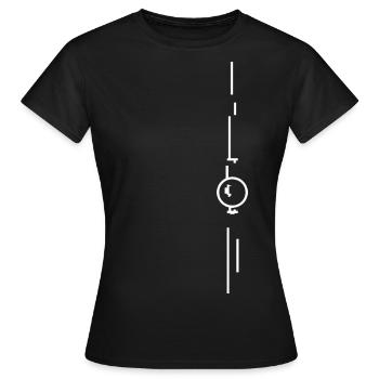 Turmpxl Berlin w - Frauen T-Shirt - Schwarz - Vorne - AI Model Female 172 dark (172cm)