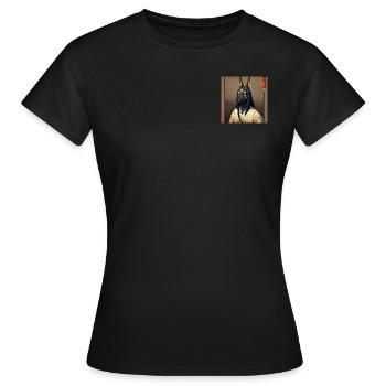 Anubis nach asiatischer Art - Frauen T-Shirt - Schwarz - Vorne - AI Model Female 172 dark (172cm)