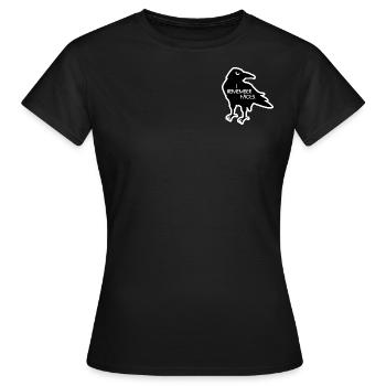 Ich erinnere mich an Gesichter - Krähe - Rabe - Frauen T-Shirt - Schwarz - Vorne - AI Model Female 172 dark (172cm)