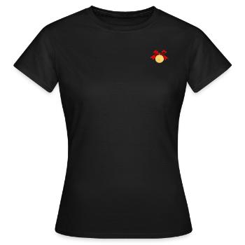 Ceyrek gold with bow - Women's T-Shirt - black - Front - AI Model Female 172 dark (172cm)